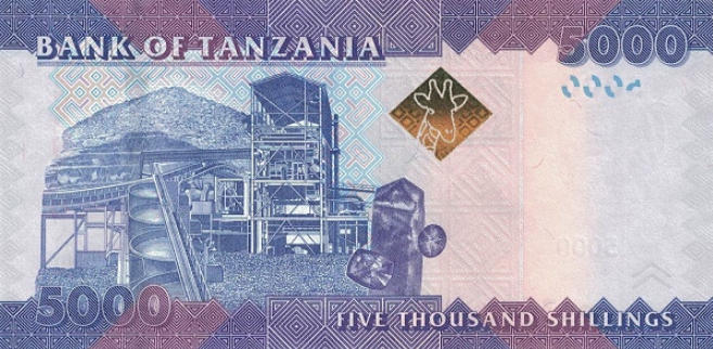 (612) ** PNew (PN43d) Tanzania - 5000 Shilingi (2025)